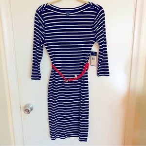 Ralph Lauren blue and white striped dress